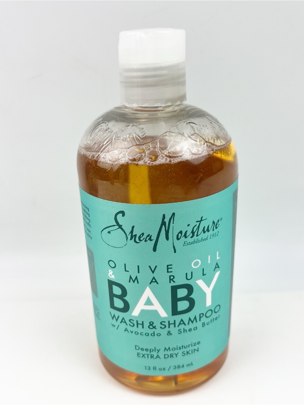 Shea Moisture Olive Oil & Marula Baby Wash & Shampoo 13 oz Discontinued New Seal